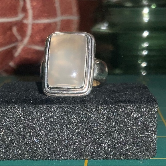 Sterling Silver Moonstone Ring - Picture 9 of 14